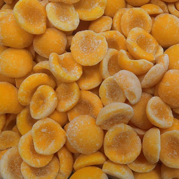frozen yellow peach halves